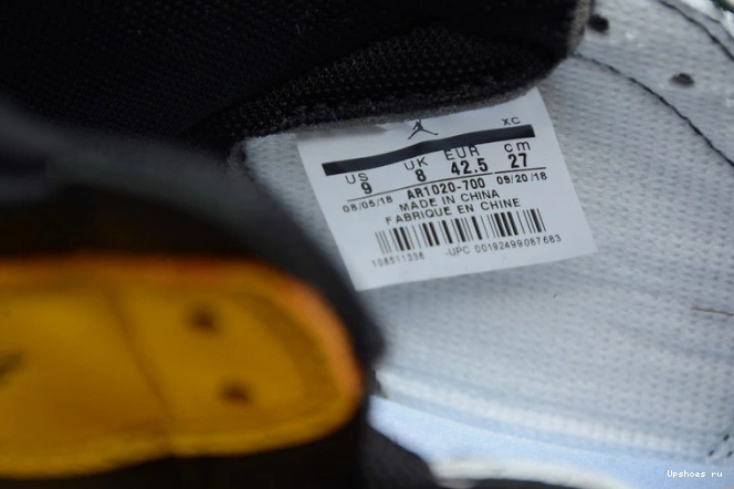 OG 'Yellow Jordan High Air 1 Retro Toe' AR1020-700 0726